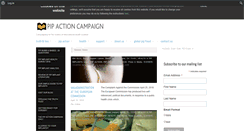 Desktop Screenshot of pipactioncampaign.org